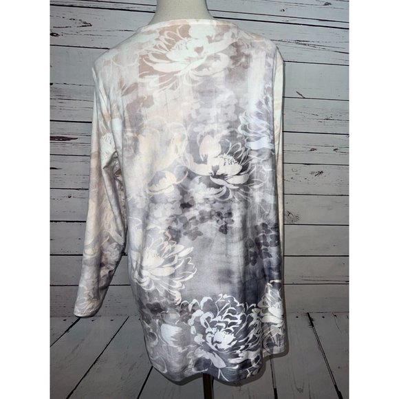 Soft Surrondings Blouse Corrina Large Shirt whimsigoth Tunic 2BR47 Velour goth - Picture 2 of 9